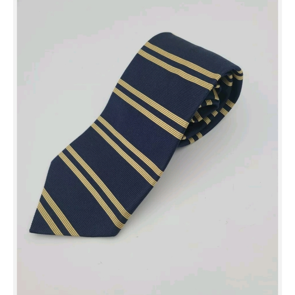 Brooks Brothers Yellow Blue Stripe Print